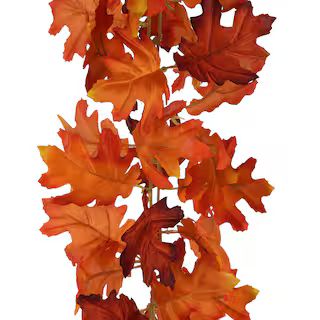 6ft. Brown Oak Leaf Garland by Ashland® | Michaels | Michaels Stores