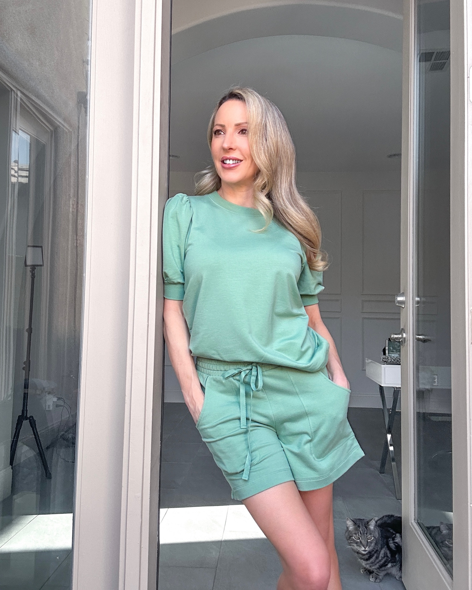 Because you can never have too much loungewear. Super soft French terry loungewear shorts and top comes in lots of other colors. Use code EVEJS10 for $10 towards your purchase xo

#LTKstyletip #LTKSeasonal #LTKFind