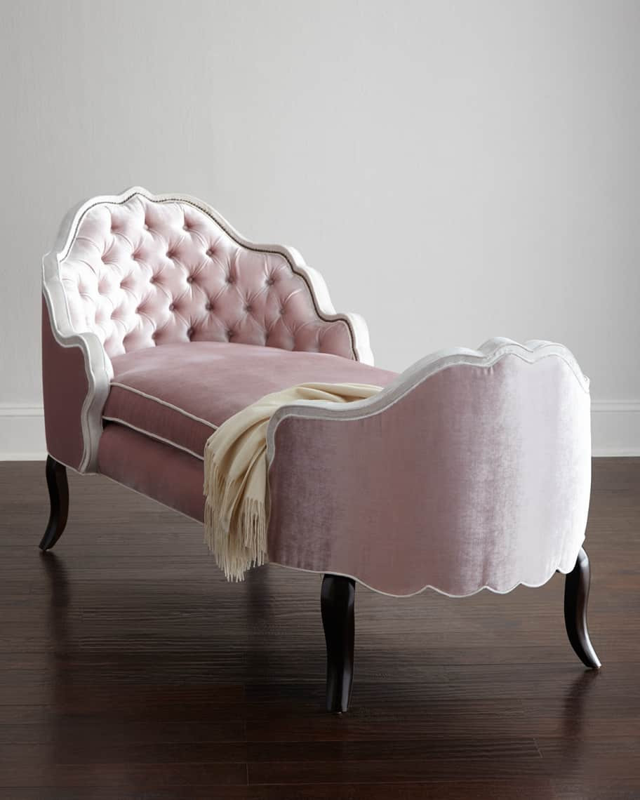 Pippa Tufted Chaise | Neiman Marcus
