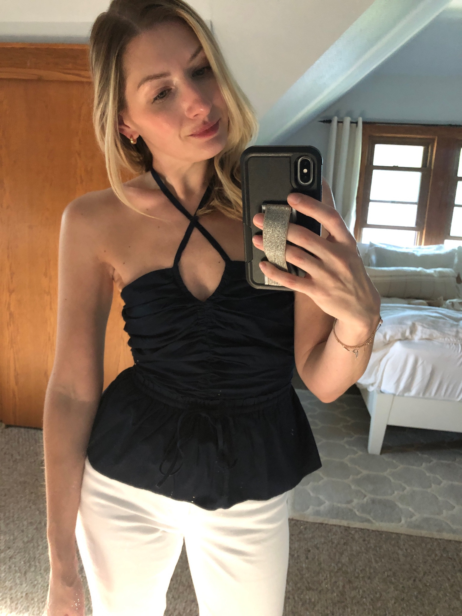 Ulla Johnson inspired peplum halter top on sale for $13!

#lookforless #datenight

#LTKunder50 #LTKsalealert #LTKFind