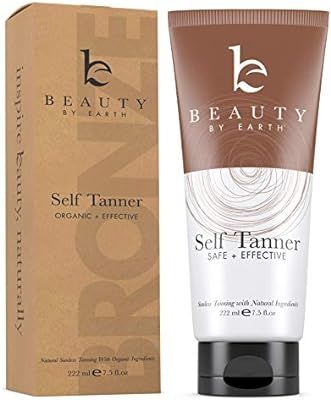 Self Tanner with Organic & Natural Ingredients, Tanning Lotion, Sunless Tanning Lotion for Flawle... | Amazon (US)