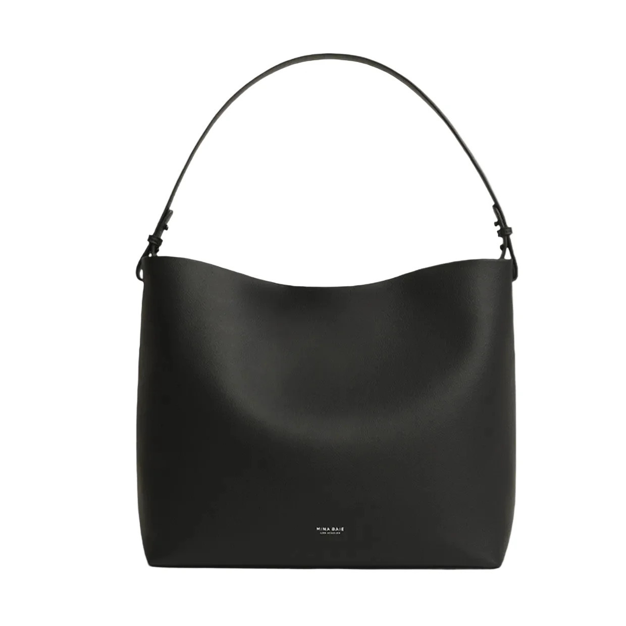 Mina Baie Harlow Diaper Bag Tote Full, Black | GoodBuy Gear