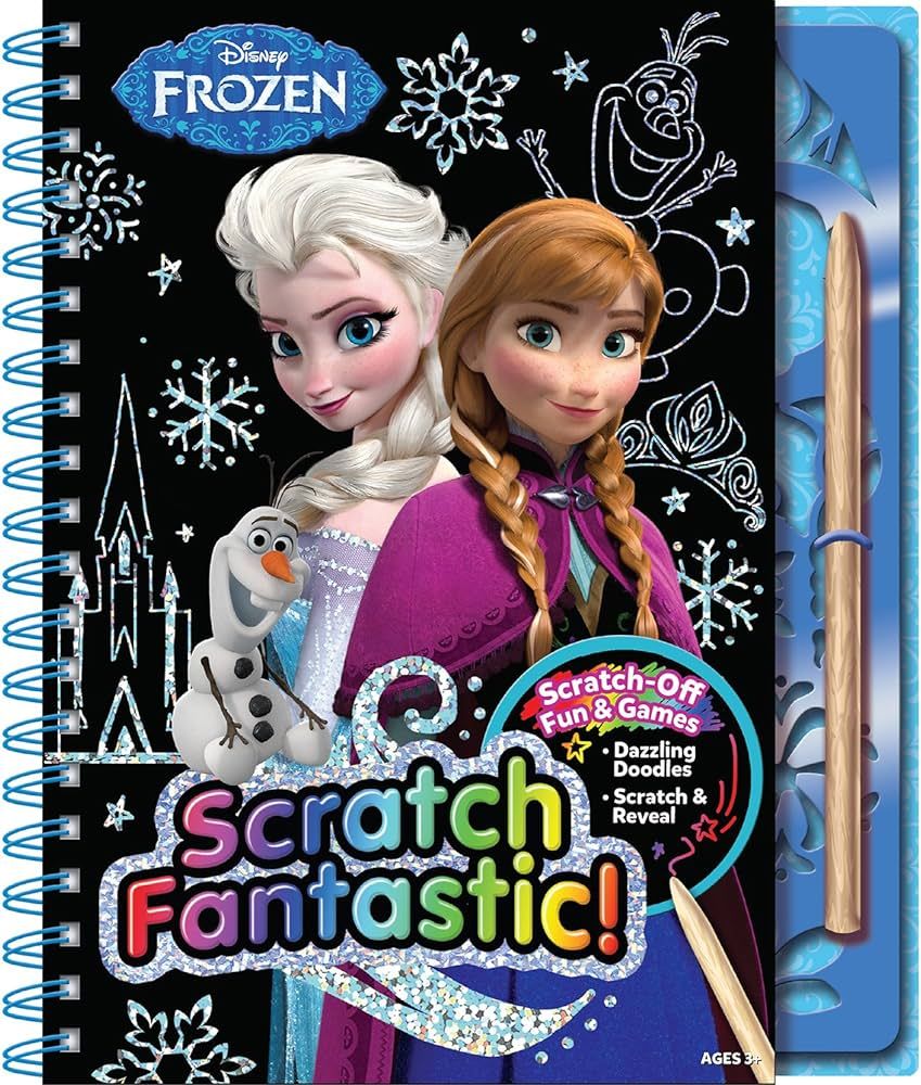 Bendon Disney Frozen Elsa & Anna Coloring and Activity Book Scratch Fantastic (Scratch Off) | Amazon (US)