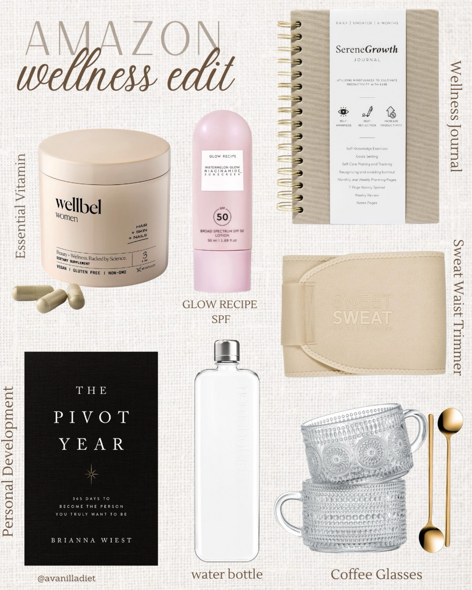 Amazon wellness edit ✍🏻

#amazonfinds 
#founditonamazon
#amazonpicks
#Amazonfavorites 
#amazonwellness


#LTKfindsunder100 #LTKfindsunder50