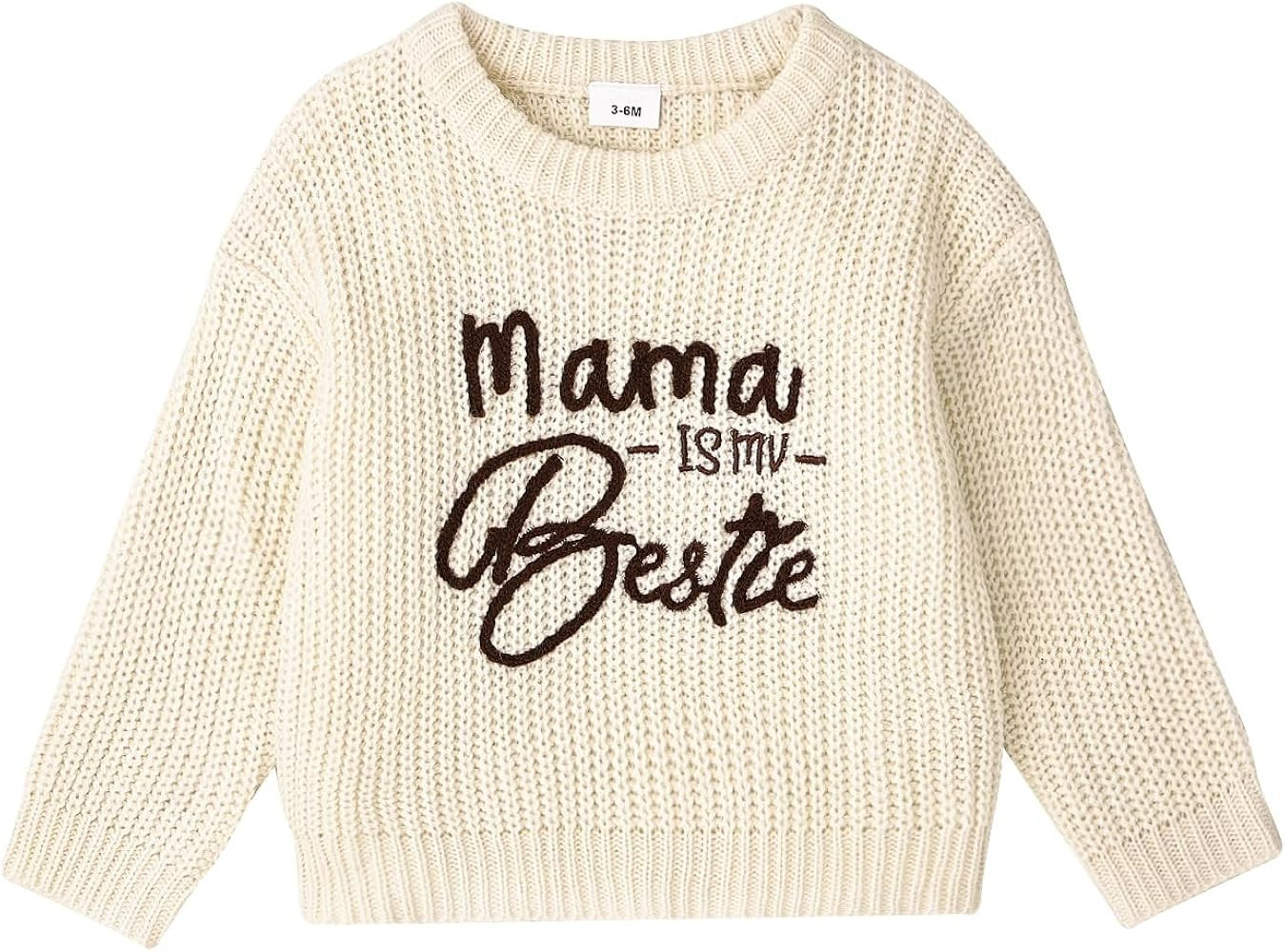 Toddler Baby Girl Knit Sweater Blouse Pullover Sweatshirt Long Sleeve Warm Tops Infant Fall Winte... | Amazon (US)