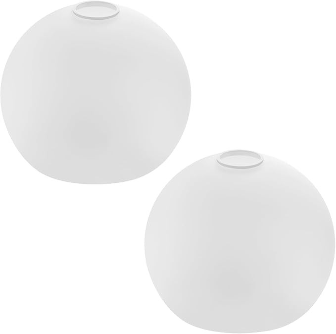 Fixture Replacement Globe Shade with 1.65 Inch Fitter, 8 Inch Diameter, E26 Base 1-5/8 In Fitter,... | Amazon (US)