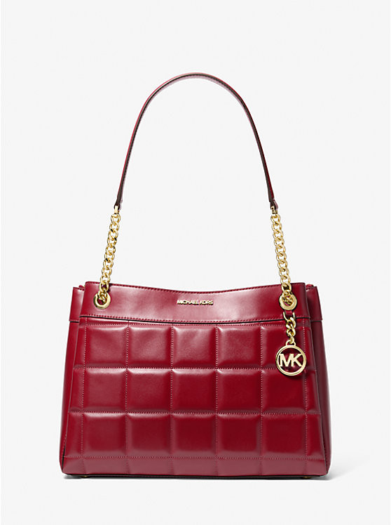Susan Medium Quilted Leather Tote Bag | Michael Kors CA