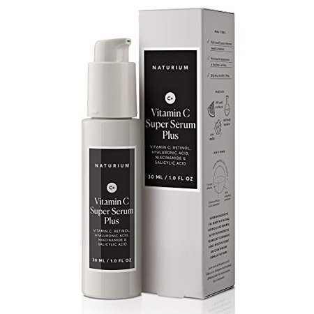 Naturium Vitamin C Super Serum Plus Niacinamide Hyaluronic & Salicylic Smooth Aging Acne Prone Skin | Walmart (US)