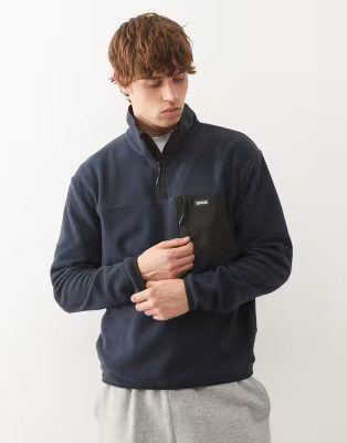 Regatta Frankie half zip fleece in navy | ASOS (Global)