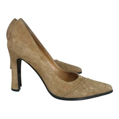 Casadei Women’s 6.5 Tan Suede Pumps Heels Office Career Old Money Luxury Sexy  | eBay | eBay CA