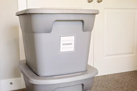 SET of 44 Nursery Organization Labels - Baby Clothes Storage Labels - Baby Nursery Room Label - I... | Etsy (US)