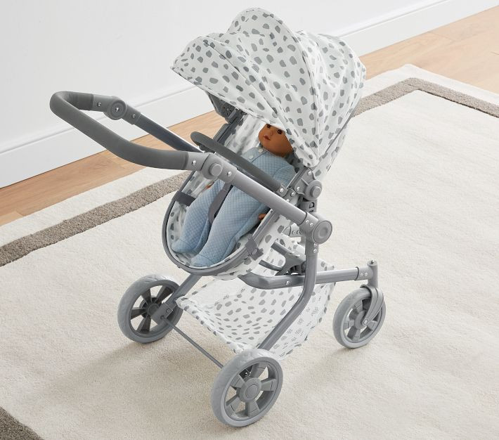 Brushstroke Dot Convertible 3-in-1 Doll Stroller | Pottery Barn Kids