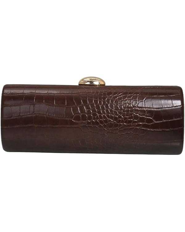 Women PU Leather Long Purse Handbag Crocodile Pattern Shoulder Clutch Bag for Casual Party | Amazon (US)