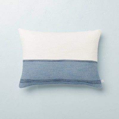 Color Block Border Throw Pillow with Zipper - Hearth & Hand™ with Magnolia | Target