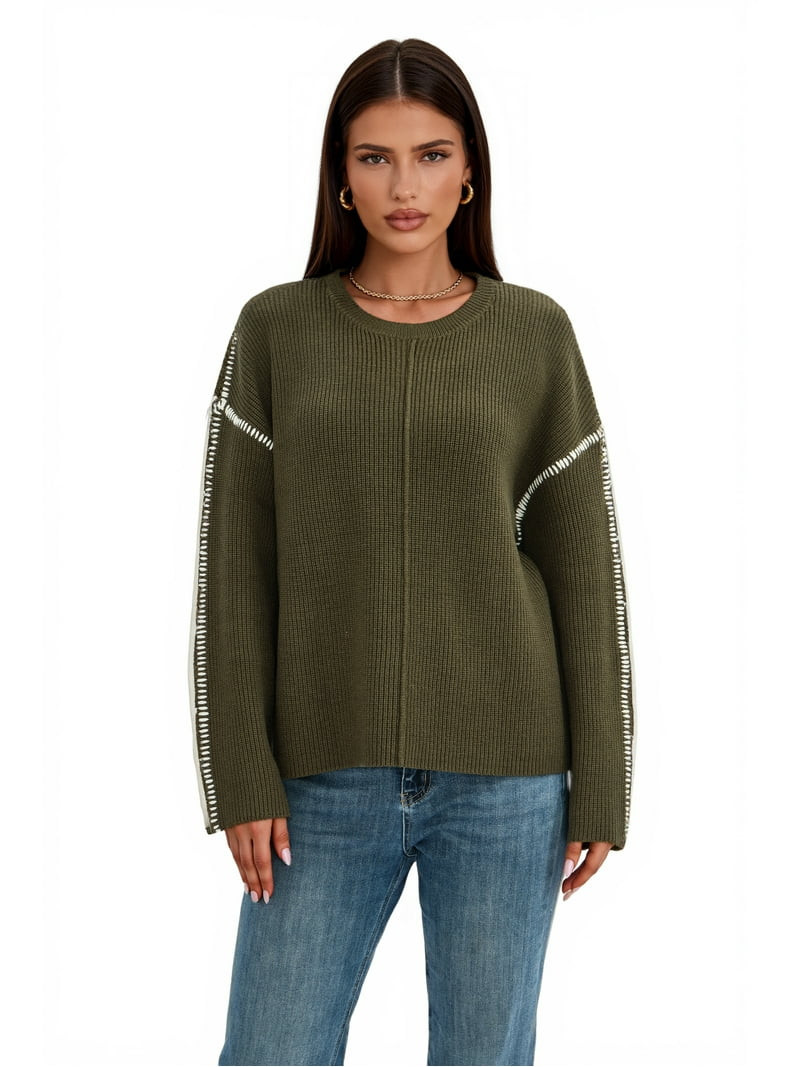 Women’s Pretty Garden CABLE KNIT MOCK NECK TOP - MOCKNECK SWEATER | Walmart (US)