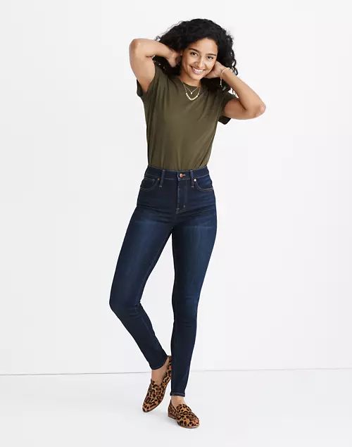 Curvy High-Rise Skinny Jeans in Larkspur Wash: TENCEL™ Denim Edition | Madewell