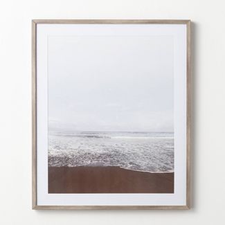 30&#34; x 36&#34; Serene Beach Framed Under Glass - Threshold&#8482; designed with Studio McGee | Target