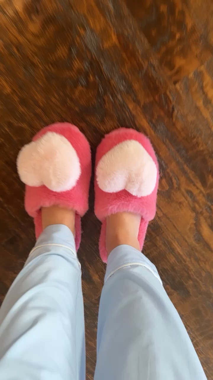 Valentines gift! Love these adorable heart slippers! So comfortable run tts and have rubber bottom! Under $10💞

#LTKSeasonal #LTKSale #LTKGiftGuide