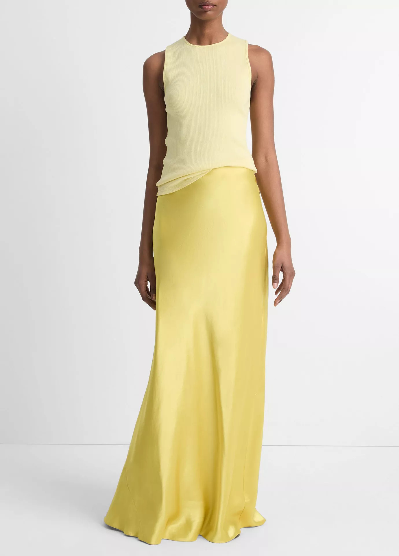 Ribbed Pima Cotton Shell | Vince LLC