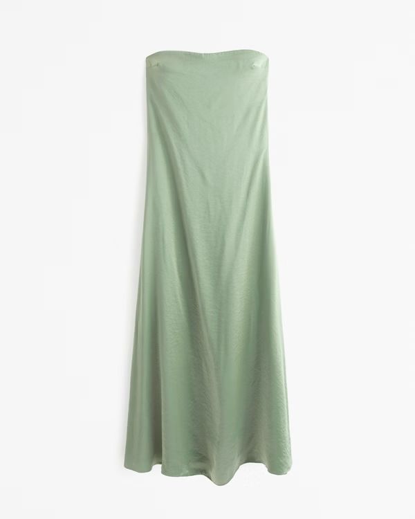 Women's Strapless Trapeze Gown | Women's Dresses & Jumpsuits | Abercrombie.com | Abercrombie & Fitch (US)