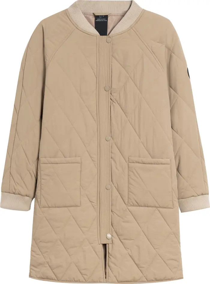 Francine Long Quilted Jacket | Nordstrom Rack