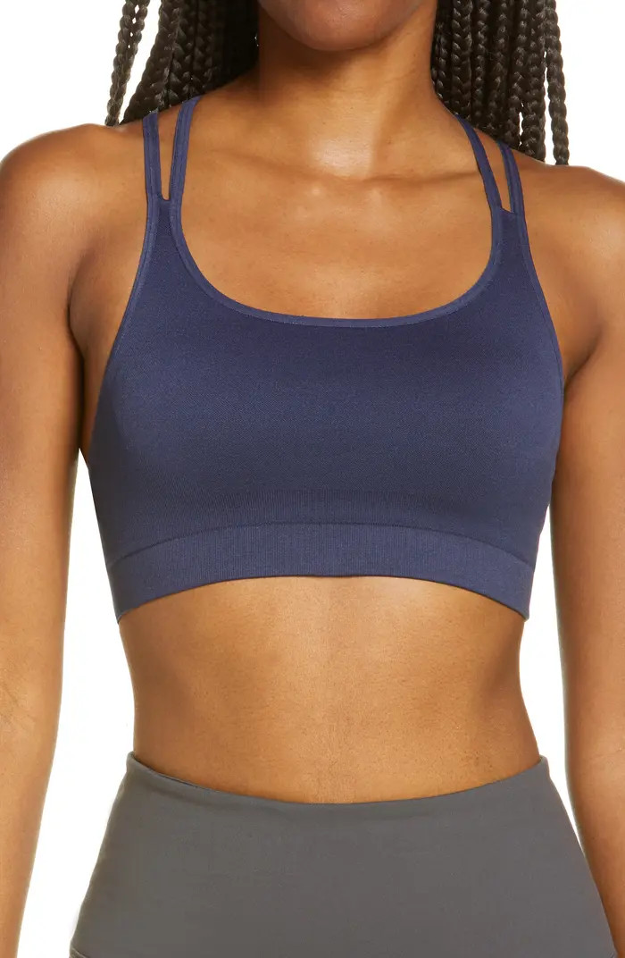 Seamless Strappy Sports Bra | Nordstrom