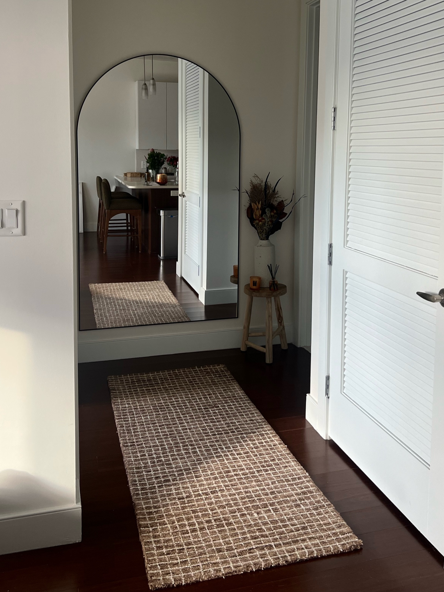 exact products linked! rug size is the 2x6 (code EMILYB20) and the mirror size is 44x72

#LTKSeasonal #LTKHome