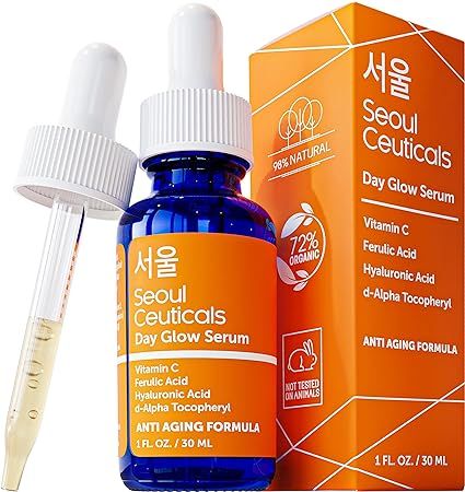 SeoulCeuticals Korean Skin Care Beauty - 20% Vitamin C Hyaluronic Acid Serum + CE Ferulic Acid Pr... | Amazon (US)