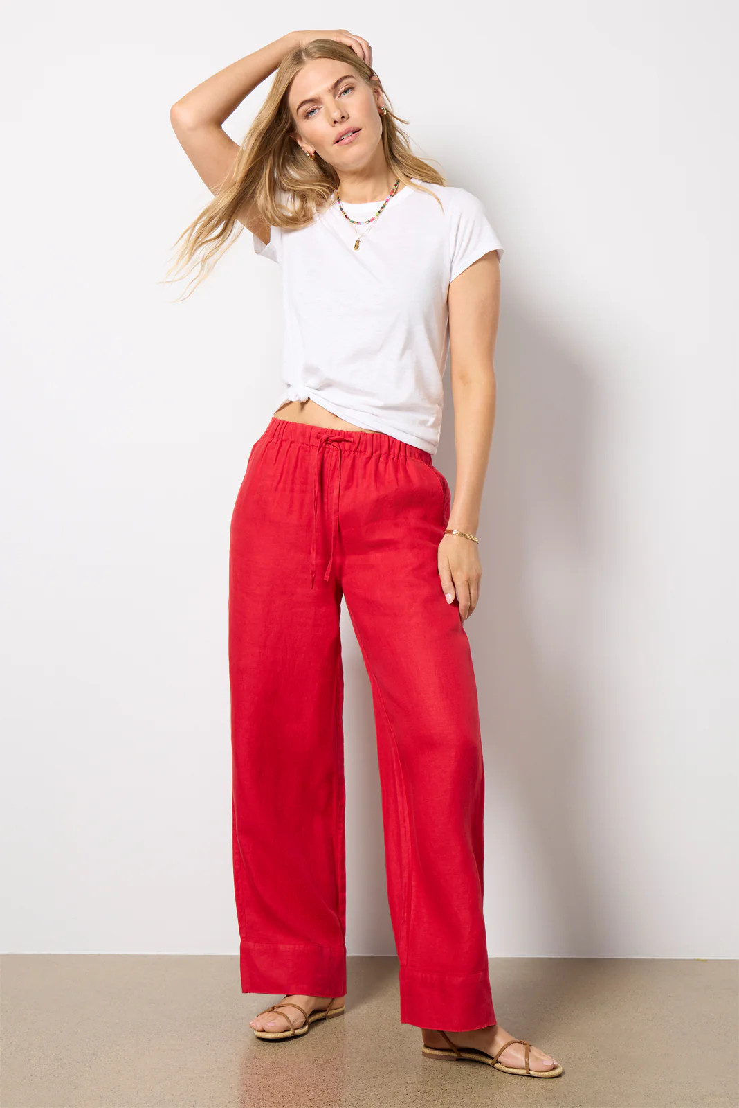 Riley Pant in Linen | Evereve