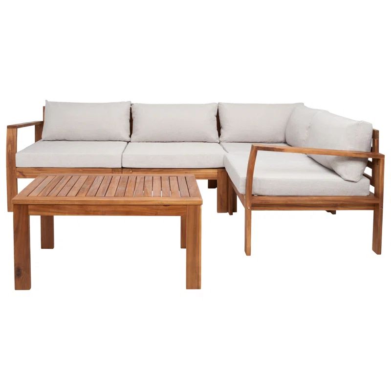 5 Piece Sectional Seating Group with Cushions | Wayfair North America