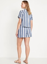 High-Waisted Crinkle Gauze Shorts -- 4-inch inseam | Old Navy (US)