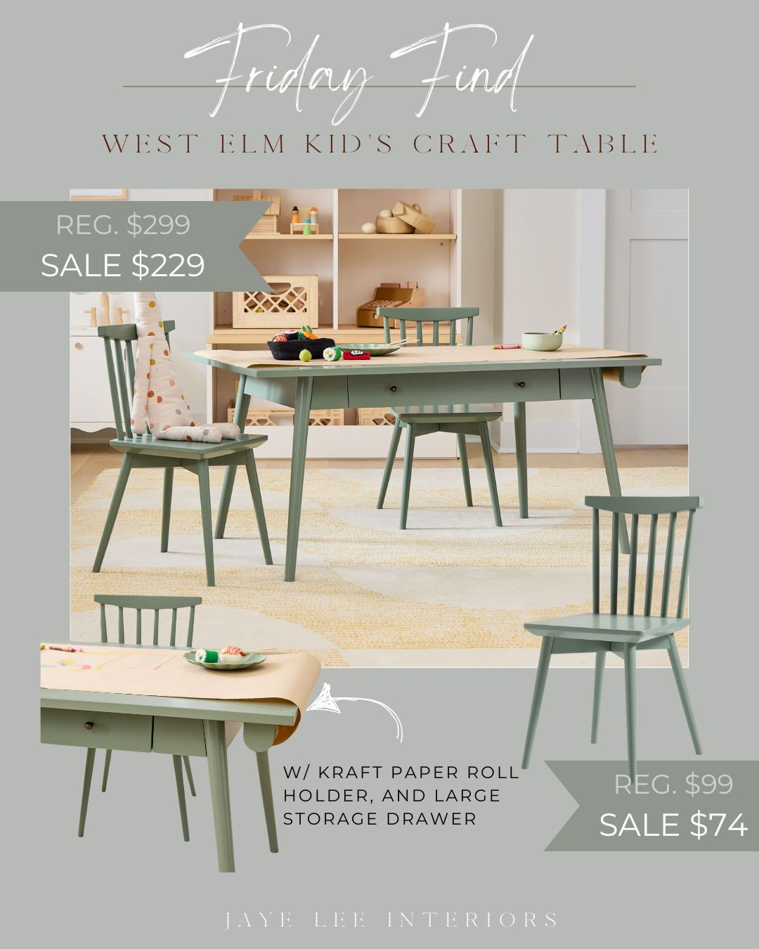 PLAYROOM UPDATE: West Elm Kids Craft Table and chairs on sale!

Sophisticated aesthetic in a kid's size! Neutral playroom, kid toys, toddler toys, toddler play table, craft table, art table, kid's chair, nursery design, nursery decor, nursery furniture on sale, playroom furniture, neutral, soft and subtle nursery. 

 #LTKHome #LTKBaby #LTKKids