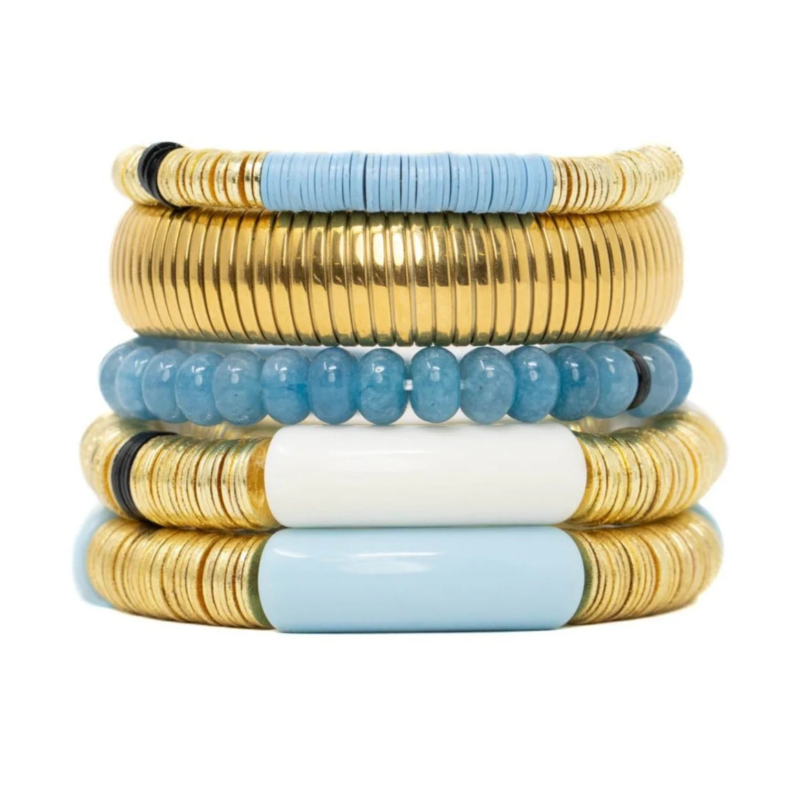 Light Blue + White Stack | Allie + Bess