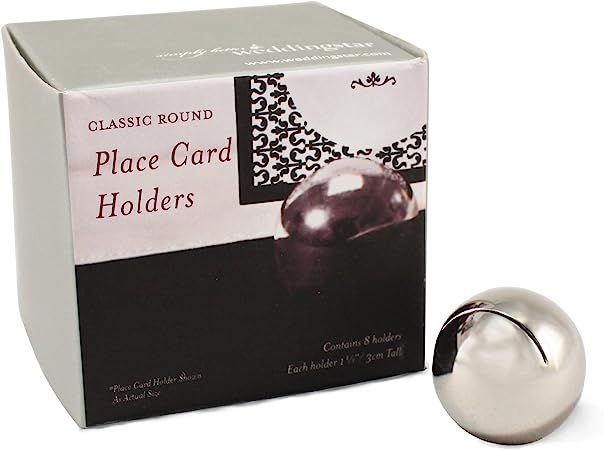 Classic Round Place Card Holders (8 pcs per set, Set of 1) | Amazon (US)