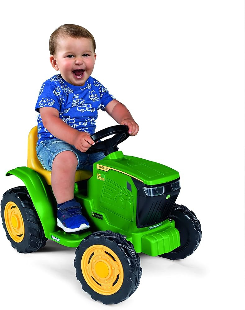 Peg Perego John Deere Mini Tractor 6 Volt Ride on | Amazon (US)