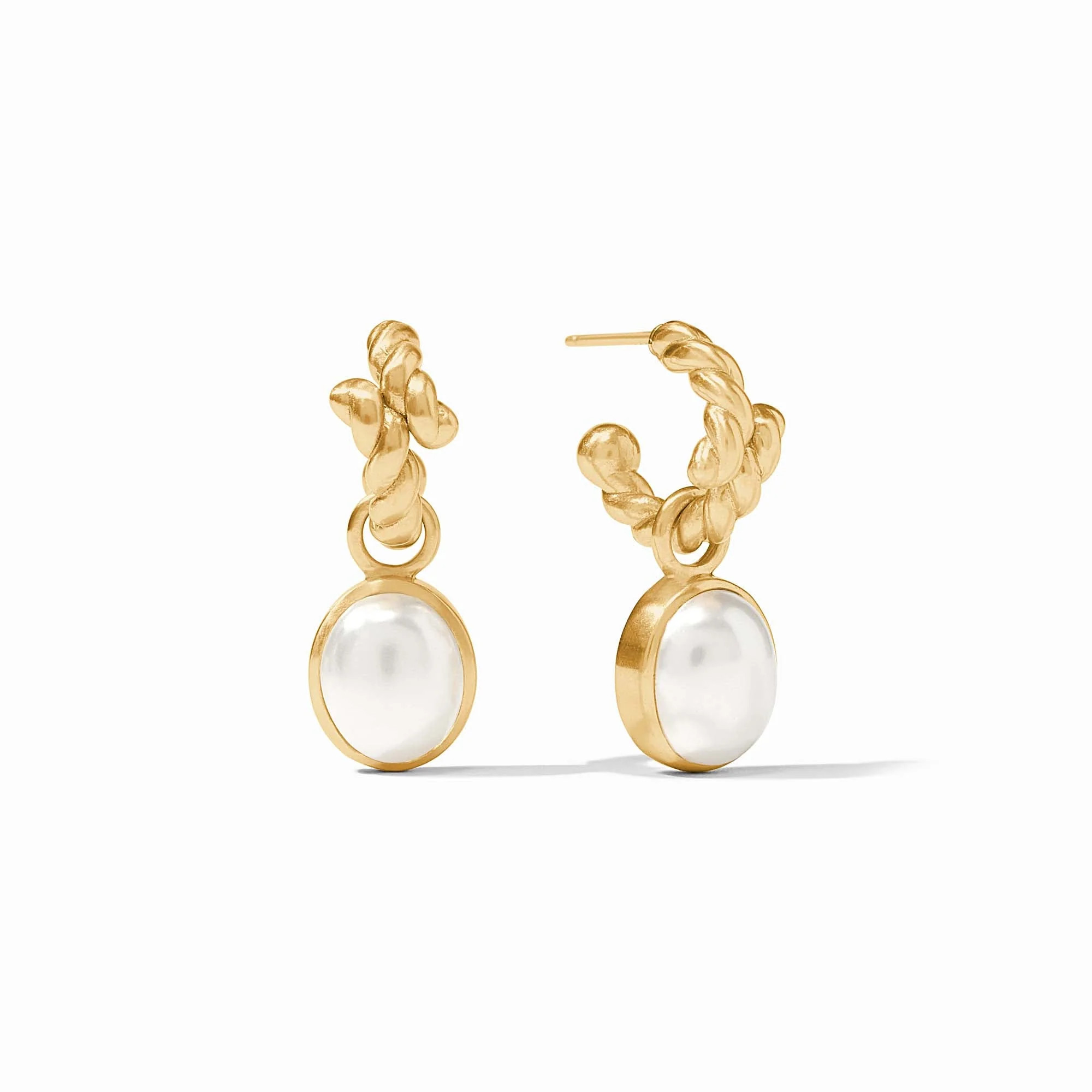 Nassau Hoop & Charm Earrings | Julie Vos | Julie Vos