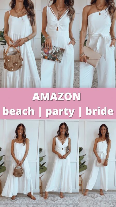 These white outfits are perfect for a beach outfit, Memorial Day outfit, graduation outfit, bridal shower outfit or church outfit. 

Each are double lined and not see through although I do recommend nude underwear. 

Multiple color options of each! Wearing my true to size, small in each. 

#LTKparties #LTKwedding #LTKfindsunder50