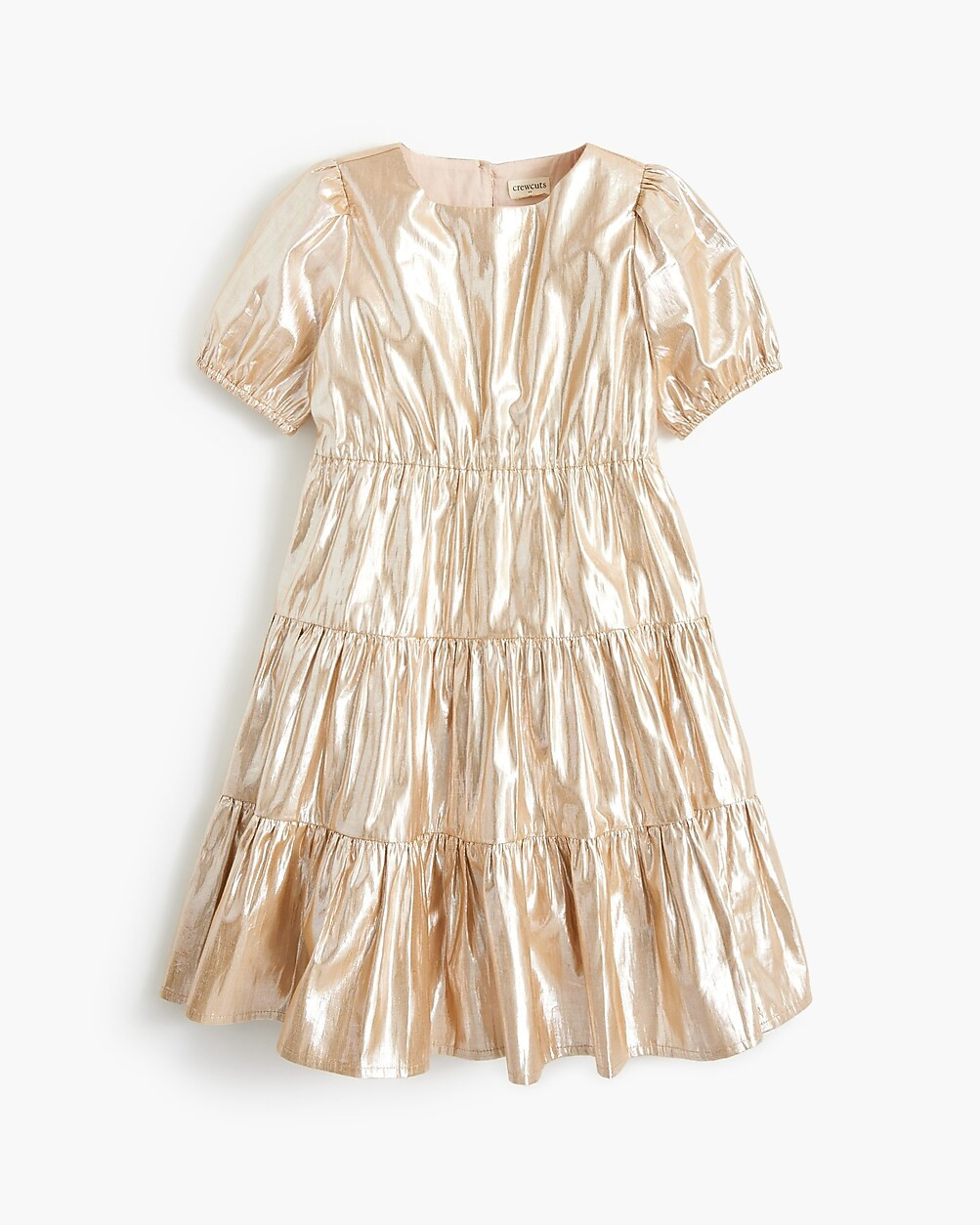 Girls' tiered shimmer dress | J.Crew Factory