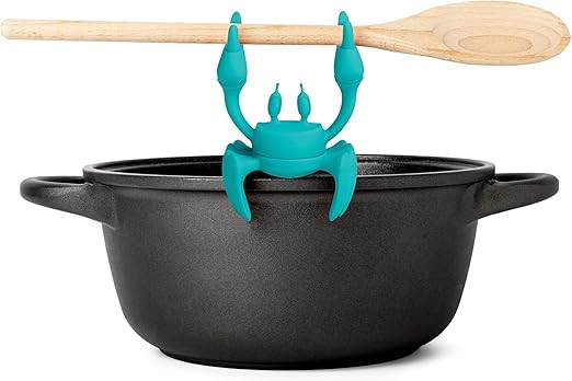 OTOTO Aqua the Crab Silicone Utensil Rest - Silicone Spoon Rest for Stove Top - BPA-Free, Heat-Re... | Amazon (US)