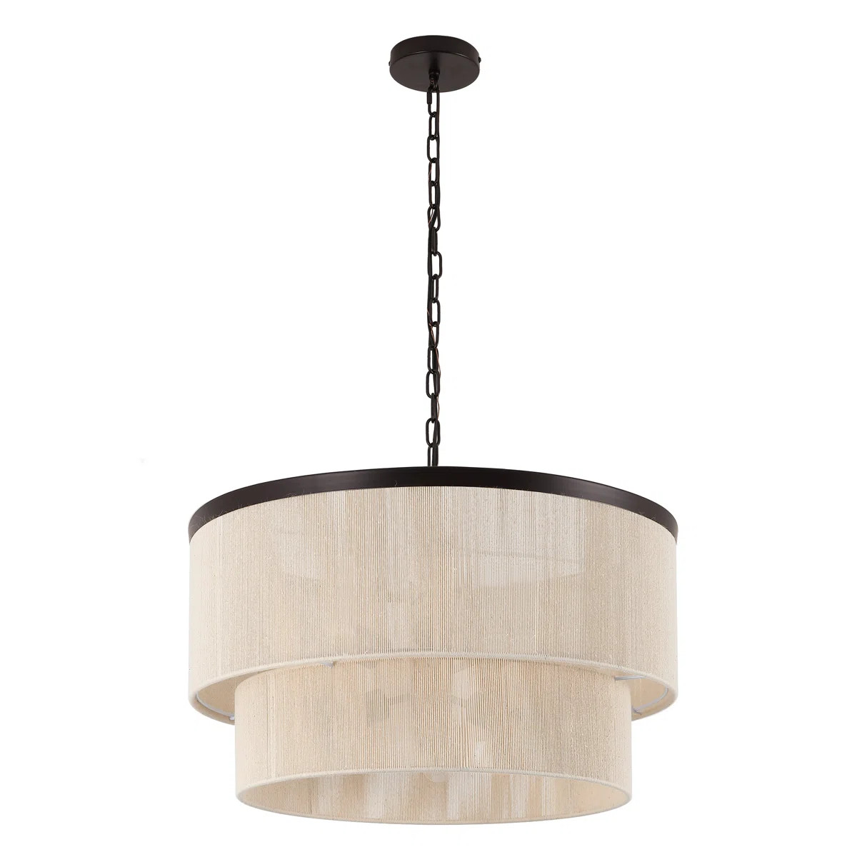 24" 6-Light Dimmable Drum Chandelier | Wayfair North America