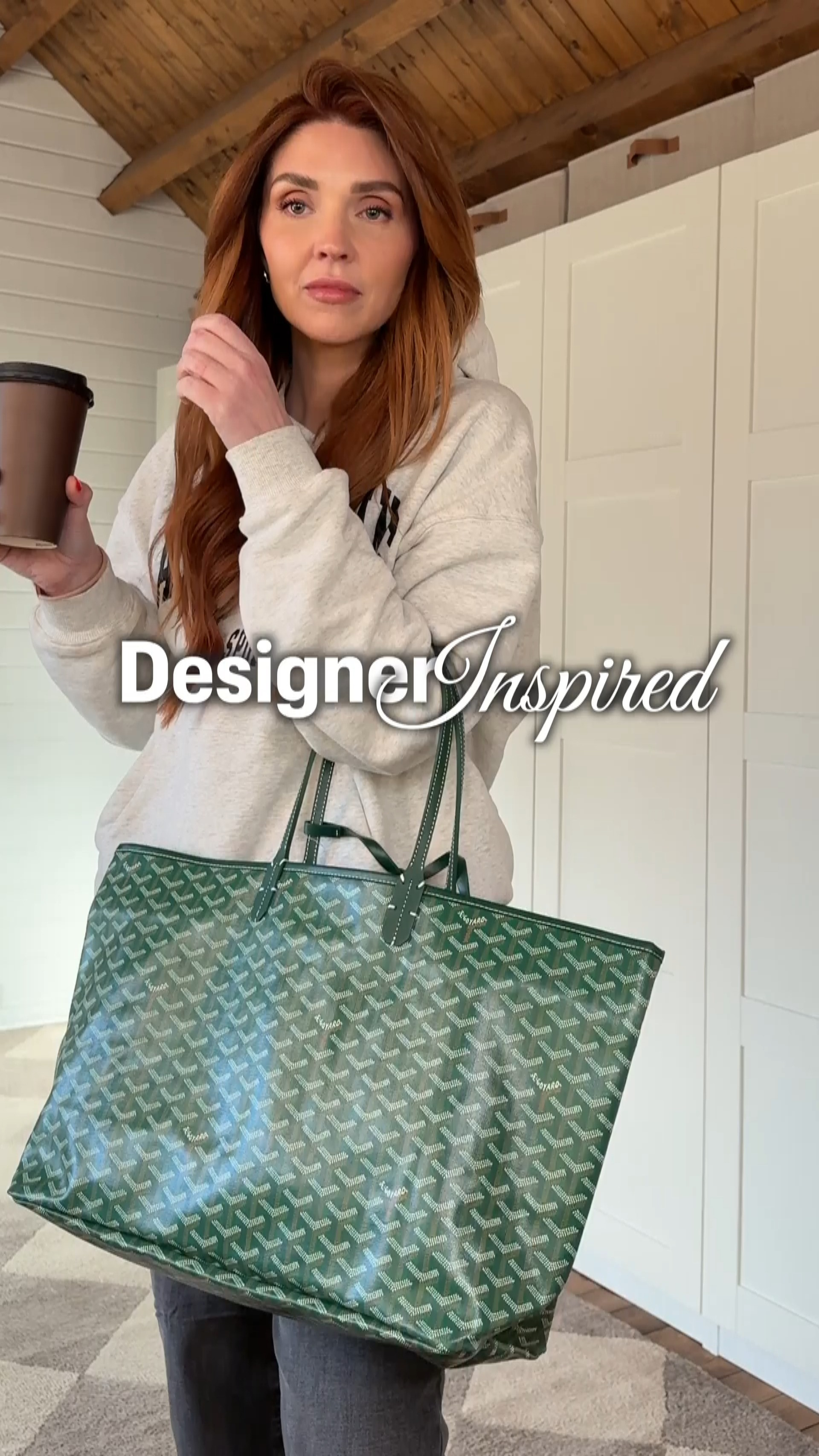 Designer Inspired Bag!
I've orderd quite a bit from this site- there is a learning curve to shopping from DHGATE, but I always add exact details to the caption.
I ordered the 40cm bag in Green.
The sweatshirt is also linked. I ordered the listing "white" in a large

*they both took about 3 weeks to arrive* 

 #LTKWatchNow #LTKStyleTip #LTKItBag