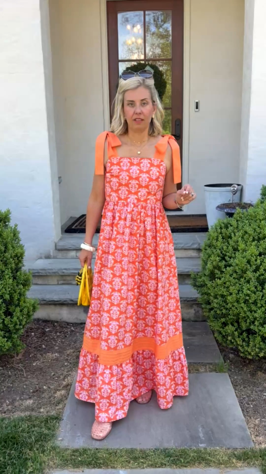 Meet my new favorite uniform! Pink & orange…..are you kidding me? This is a yes all day long! I’m in a small & 8 sandal. 

#LTKdayinmylife #LTKSeasonal #LTKmomlife