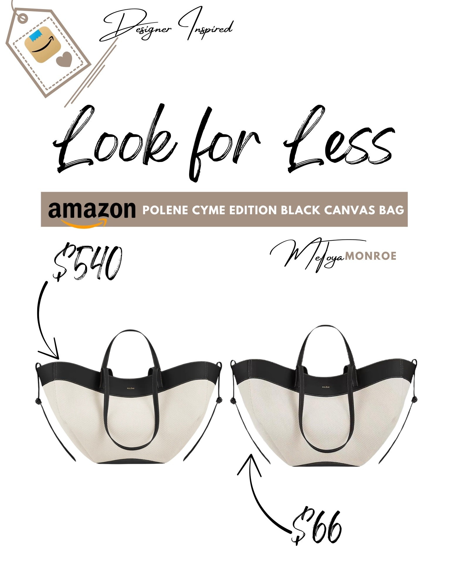 Amazon Designer Inspired Polene Cyme Bag for less! I have it and the quality is amazing! 
