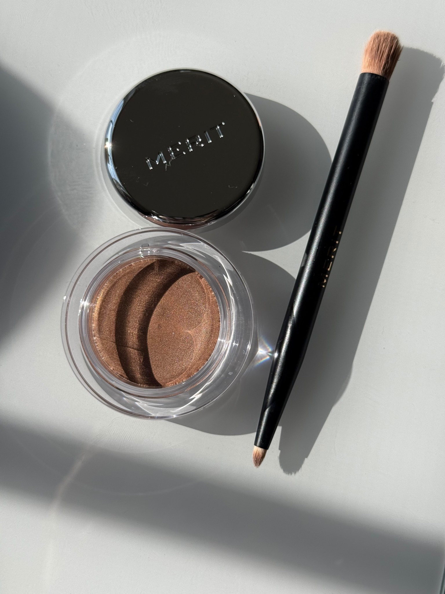 makeup rec: new Merit Beauty Solo Shadow Cream Eyeshadow in shade Sirrealism

#LTKBeauty