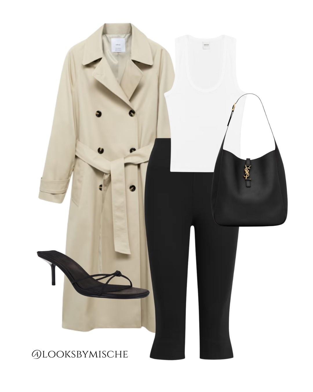 How to style capri pants! Pair with a long trench, tank top, and kitten heels. Wear for a night out to dinner or drinks with friends or for date night. This is the perfect trendy, elevated casual look!

#LTKStyleTip