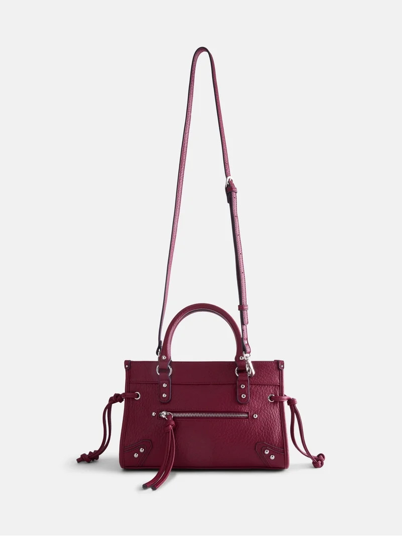 No Boundaries Women's Fashion Square Tote Bag, Rich Red | Walmart (US)