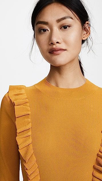 Ruffle Front Sweater | Shopbop