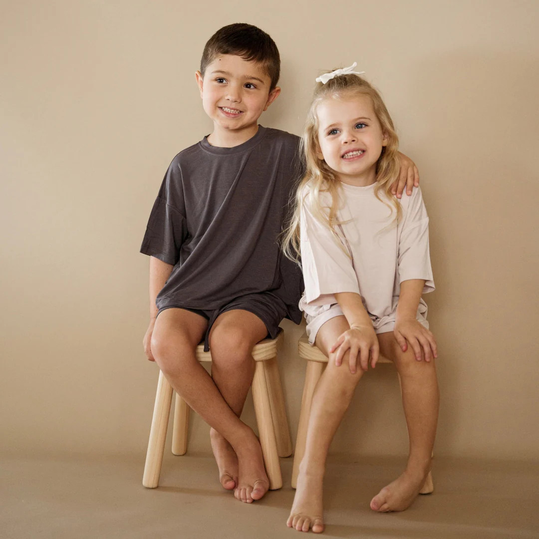 Oversized Bamboo T-Shirt | Atlas Grey