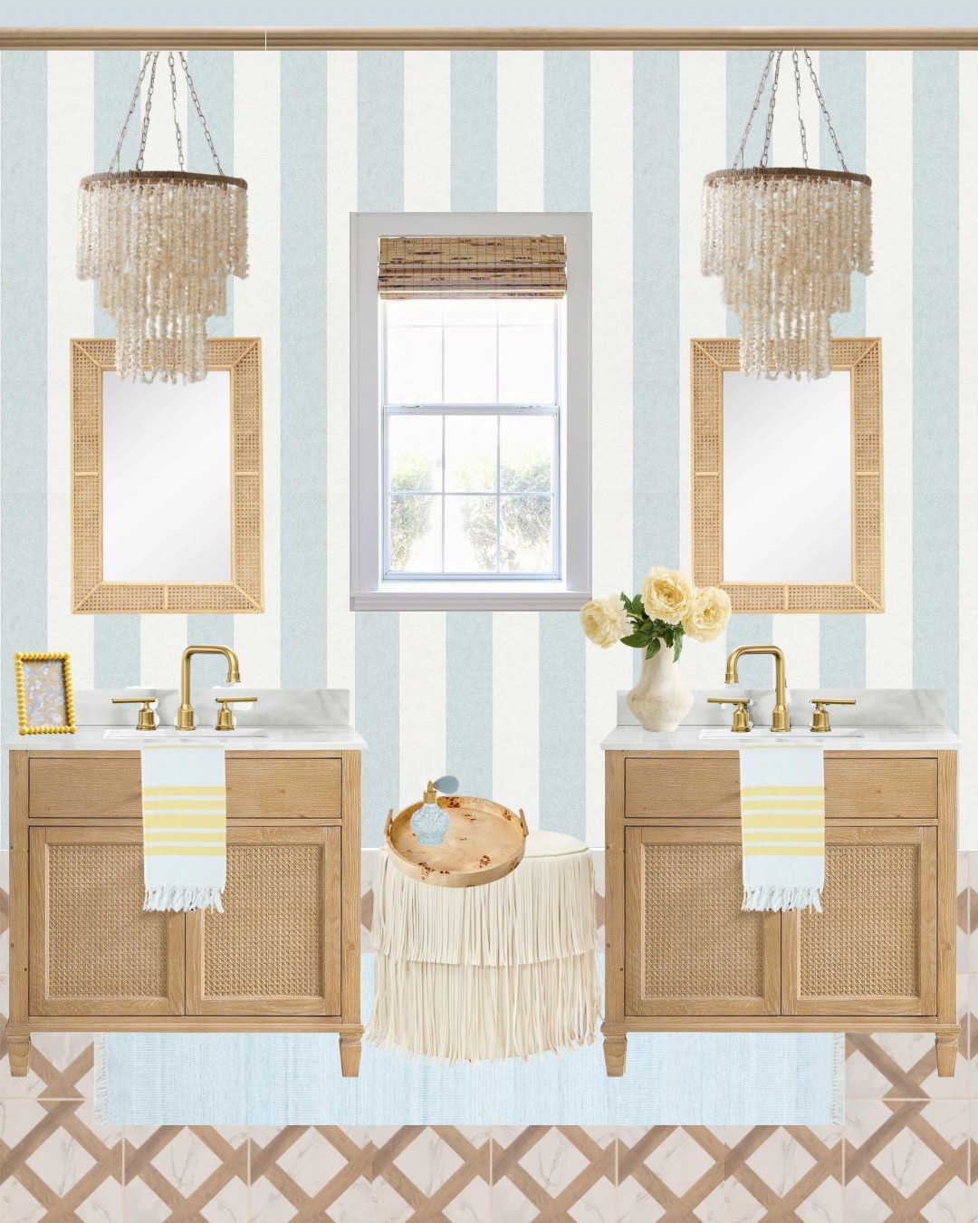 If I had just one day to design my bathroom, it would look something like this—coastal, light, and airy with clean lines and a relaxed, effortless vibe.

#LTKHome