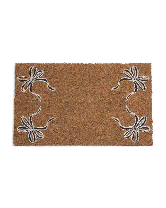 18x30 Bows Coir Doormat | TJ Maxx